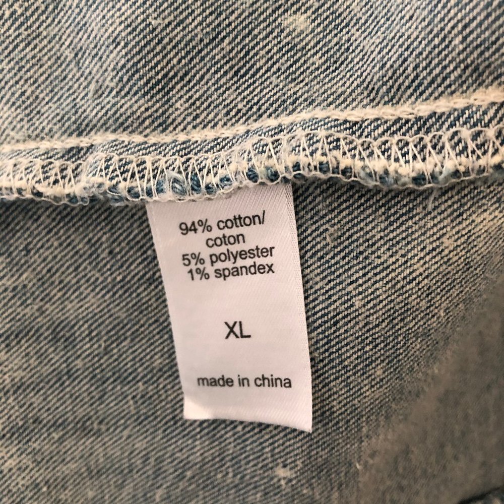 Jean Sleeveless Maurices Denim Vest  Size XL - Picture 8 of 8